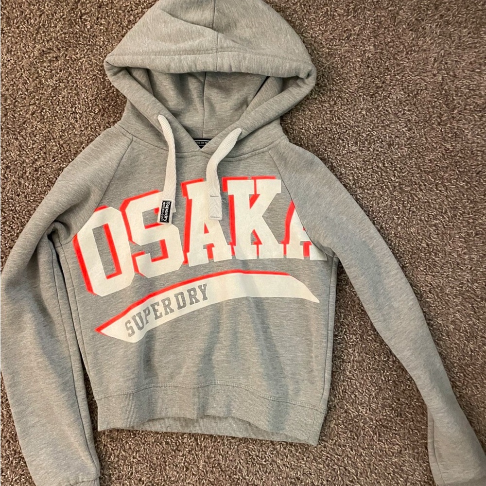 Superdry Gray Osaka Women's Hoodie (S)